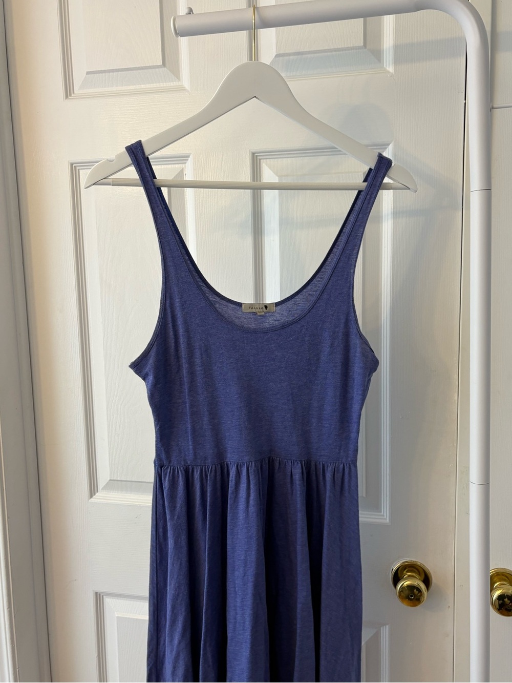 3/$30 Aritzia Tulala Sleeveless Blue Scoop Neck Sundress Size Small - Picture 9 of 10